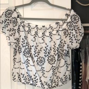 American eagle crop bubble top